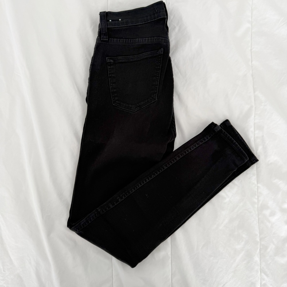 Madewell 10” High Riser Skinny Skinny Black Jeans